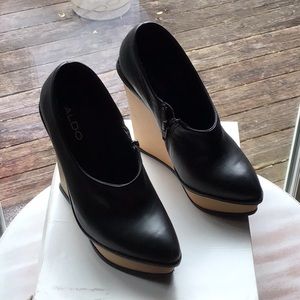 Aldo wedge block heel